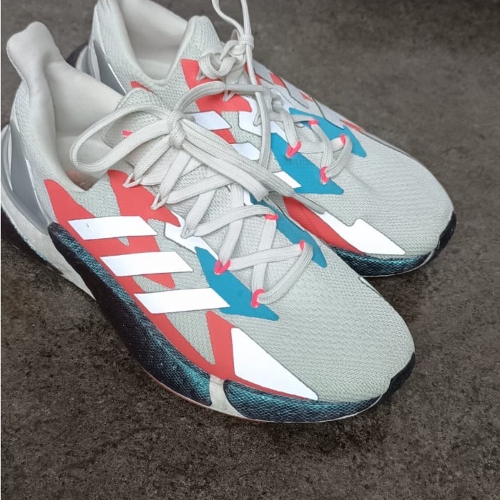 Adidas White and Pink Athletic Shoes